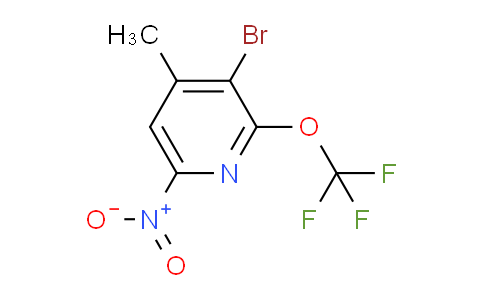 3-Bromo-4-methyl-6-nitro-2-(trifluoromethoxy)pyridine