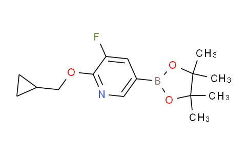2-(CYclopropylmethoxy)-3-fluoro-5-(4,4,5,5-tetramethyl-1,3,2-dioxaborolan-2-yl)pyridine