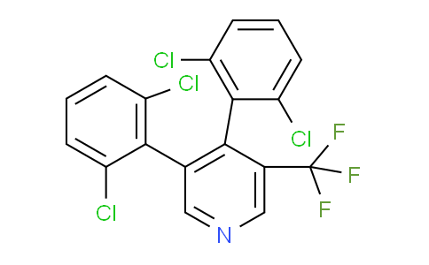 3,4-Bis(2,6-dichlorophenyl)-5-(trifluoromethyl)pyridine
