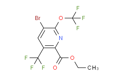 AM34398 | 1804605-28-4 | Ethyl 3-bromo-2-(trifluoromethoxy)-5-(trifluoromethyl)pyridine-6-carboxylate