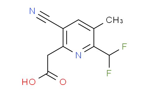 AM34416 | 1806889-29-1 | 5-Cyano-2-(difluoromethyl)-3-methylpyridine-6-acetic acid