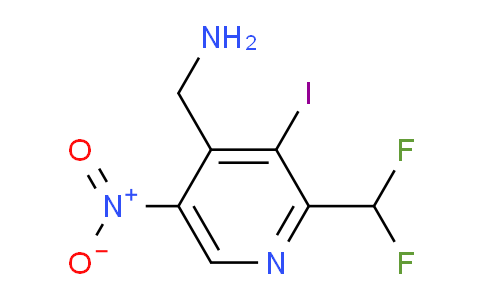 AM34433 | 1807149-72-9 | 4-(Aminomethyl)-2-(difluoromethyl)-3-iodo-5-nitropyridine