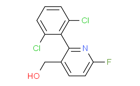 2-(2,6-Dichlorophenyl)-6-fluoropyridine-3-methanol