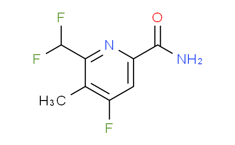 2-(Difluoromethyl)-4-fluoro-3-methylpyridine-6-carboxamide