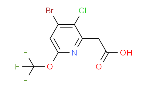 AM34465 | 1804644-49-2 | 4-Bromo-3-chloro-6-(trifluoromethoxy)pyridine-2-acetic acid