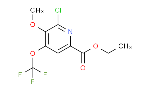 Ethyl 2-chloro-3-methoxy-4-(trifluoromethoxy)pyridine-6-carboxylate