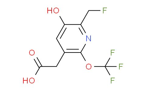 2-(Fluoromethyl)-3-hydroxy-6-(trifluoromethoxy)pyridine-5-acetic acid