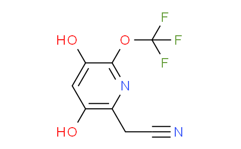 3,5-Dihydroxy-2-(trifluoromethoxy)pyridine-6-acetonitrile