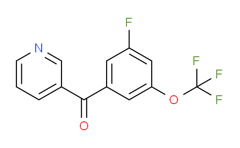 AM34483 | 1261801-63-1 | 3-(3-Fluoro-5-(trifluoromethoxy)benzoyl)pyridine