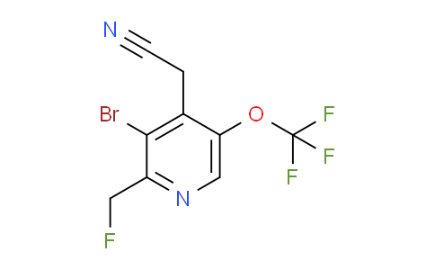 AM34496 | 1803615-07-7 | 3-Bromo-2-(fluoromethyl)-5-(trifluoromethoxy)pyridine-4-acetonitrile