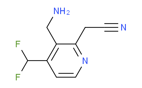 AM34501 | 1805313-45-4 | 3-(Aminomethyl)-4-(difluoromethyl)pyridine-2-acetonitrile