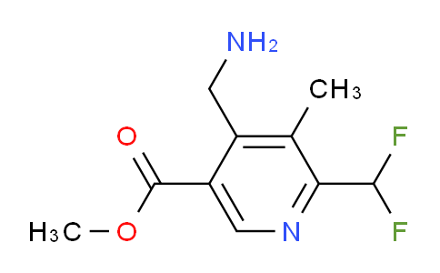 AM34504 | 1805269-78-6 | Methyl 4-(aminomethyl)-2-(difluoromethyl)-3-methylpyridine-5-carboxylate