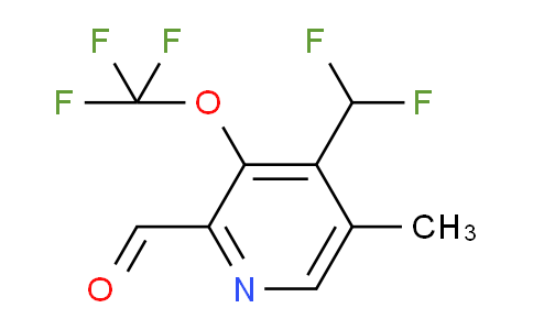 4-(Difluoromethyl)-5-methyl-3-(trifluoromethoxy)pyridine-2-carboxaldehyde