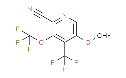 2-Cyano-5-methoxy-3-(trifluoromethoxy)-4-(trifluoromethyl)pyridine