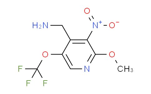4-(Aminomethyl)-2-methoxy-3-nitro-5-(trifluoromethoxy)pyridine