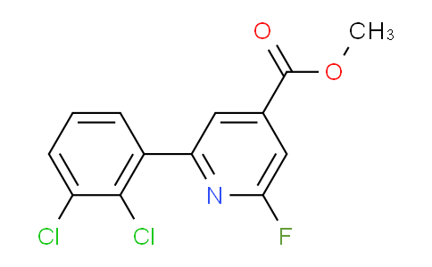 Methyl 2-(2,3-dichlorophenyl)-6-fluoroisonicotinate