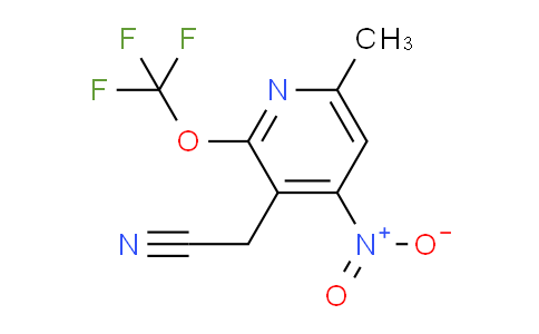 AM34543 | 1804621-87-1 | 6-Methyl-4-nitro-2-(trifluoromethoxy)pyridine-3-acetonitrile