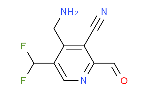 AM34553 | 1806993-58-7 | 4-(Aminomethyl)-3-cyano-5-(difluoromethyl)pyridine-2-carboxaldehyde