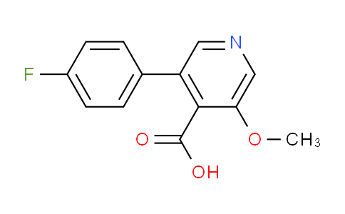 AM34557 | 1214359-67-7 | 3-(4-Fluorophenyl)-5-methoxyisonicotinic acid