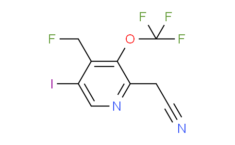 AM34567 | 1805990-79-7 | 4-(Fluoromethyl)-5-iodo-3-(trifluoromethoxy)pyridine-2-acetonitrile