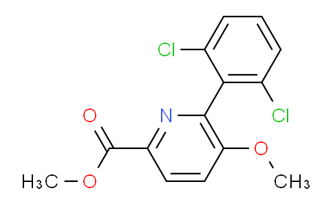 AM34572 | 1361756-14-0 | Methyl 6-(2,6-dichlorophenyl)-5-methoxypicolinate