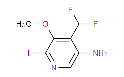 5-Amino-4-(difluoromethyl)-2-iodo-3-methoxypyridine