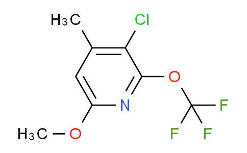 3-Chloro-6-methoxy-4-methyl-2-(trifluoromethoxy)pyridine