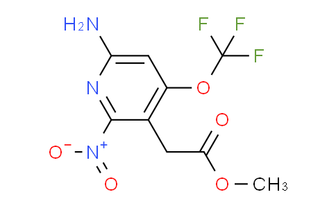 Methyl 6-amino-2-nitro-4-(trifluoromethoxy)pyridine-3-acetate