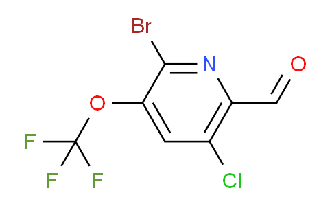 AM34604 | 1803616-22-9 | 2-Bromo-5-chloro-3-(trifluoromethoxy)pyridine-6-carboxaldehyde
