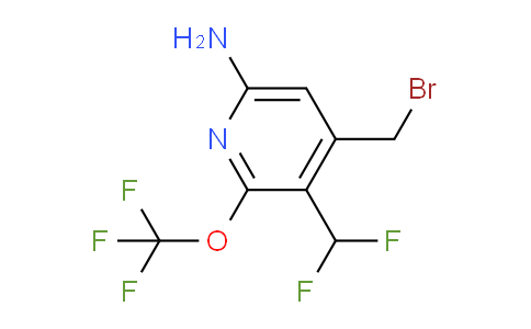 AM34607 | 1804391-71-6 | 6-Amino-4-(bromomethyl)-3-(difluoromethyl)-2-(trifluoromethoxy)pyridine