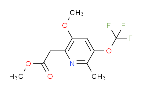 AM34609 | 1806755-68-9 | Methyl 5-methoxy-2-methyl-3-(trifluoromethoxy)pyridine-6-acetate