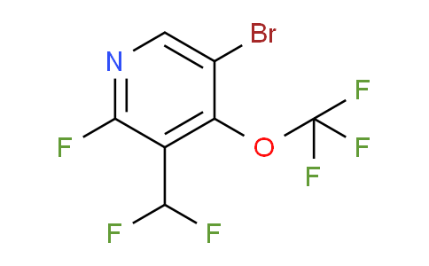 5-Bromo-3-(difluoromethyl)-2-fluoro-4-(trifluoromethoxy)pyridine