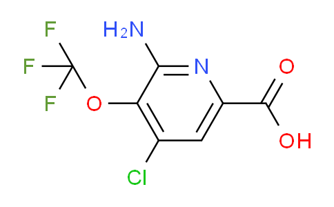 2-Amino-4-chloro-3-(trifluoromethoxy)pyridine-6-carboxylic acid
