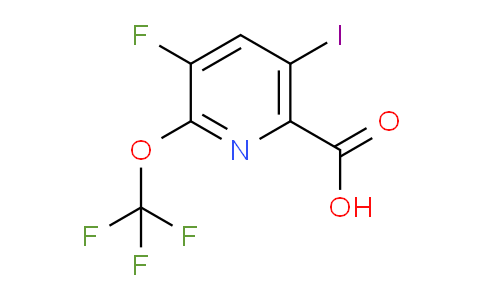 AM34617 | 1805949-52-3 | 3-Fluoro-5-iodo-2-(trifluoromethoxy)pyridine-6-carboxylic acid