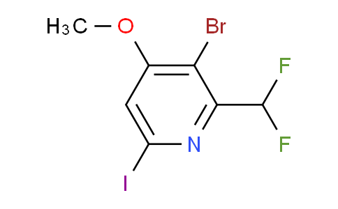 AM34621 | 1805239-22-8 | 3-Bromo-2-(difluoromethyl)-6-iodo-4-methoxypyridine