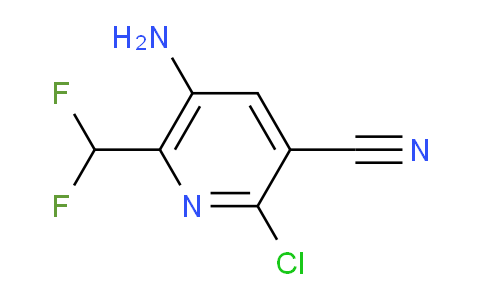 5-Amino-2-chloro-3-cyano-6-(difluoromethyl)pyridine