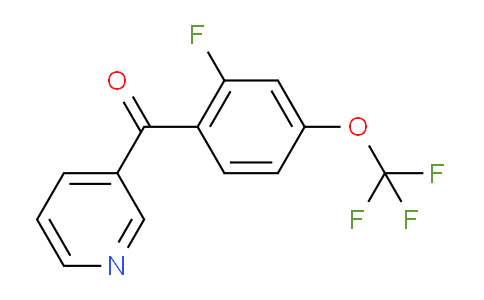 AM34658 | 1261865-86-4 | 3-(2-Fluoro-4-(trifluoromethoxy)benzoyl)pyridine