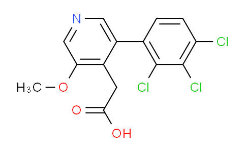 AM34661 | 1361521-38-1 | 3-Methoxy-5-(2,3,4-trichlorophenyl)pyridine-4-acetic acid