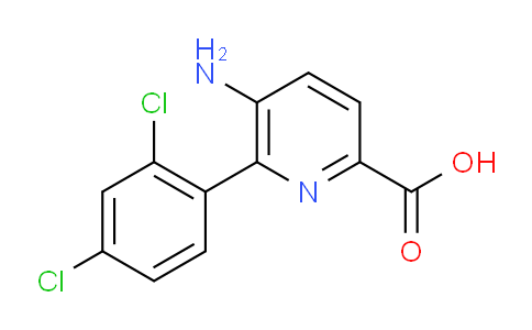 AM34668 | 1361807-79-5 | 5-Amino-6-(2,4-dichlorophenyl)picolinic acid