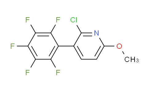 2-Chloro-6-methoxy-3-(perfluorophenyl)pyridine