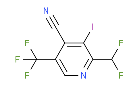 AM34671 | 1804492-15-6 | 4-Cyano-2-(difluoromethyl)-3-iodo-5-(trifluoromethyl)pyridine