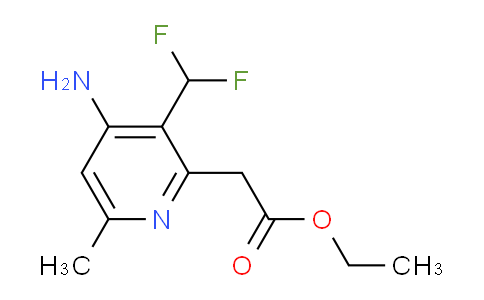 AM34681 | 1806901-78-9 | Ethyl 4-amino-3-(difluoromethyl)-6-methylpyridine-2-acetate