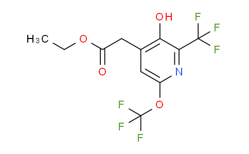 AM34686 | 1804839-33-5 | Ethyl 3-hydroxy-6-(trifluoromethoxy)-2-(trifluoromethyl)pyridine-4-acetate