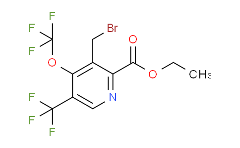 AM34689 | 1805016-26-5 | Ethyl 3-(bromomethyl)-4-(trifluoromethoxy)-5-(trifluoromethyl)pyridine-2-carboxylate