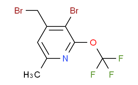 3-Bromo-4-(bromomethyl)-6-methyl-2-(trifluoromethoxy)pyridine