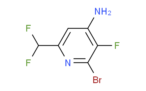 4-Amino-2-bromo-6-(difluoromethyl)-3-fluoropyridine