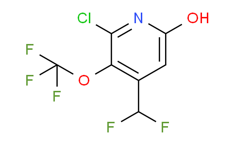 2-Chloro-4-(difluoromethyl)-6-hydroxy-3-(trifluoromethoxy)pyridine