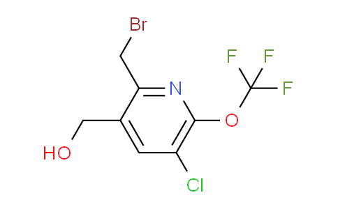 2-(Bromomethyl)-5-chloro-6-(trifluoromethoxy)pyridine-3-methanol