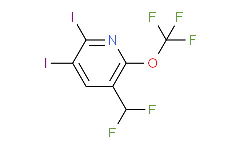 AM34728 | 1803984-98-6 | 2,3-Diiodo-5-(difluoromethyl)-6-(trifluoromethoxy)pyridine