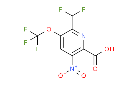 AM34730 | 1806049-25-1 | 2-(Difluoromethyl)-5-nitro-3-(trifluoromethoxy)pyridine-6-carboxylic acid